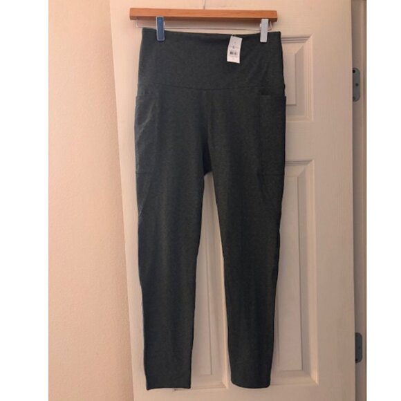 NWT: LOFT Lou & Grey High Waist Heathered Luvstretch Side Pocket Leggings, M - Picture 3 of 6